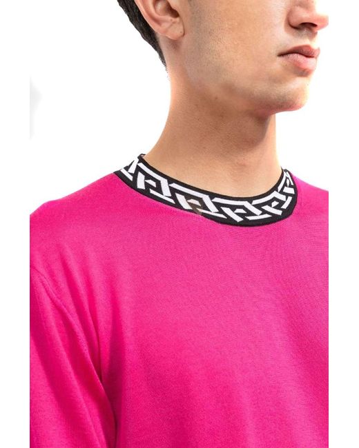Versace Pink Sweaters for men