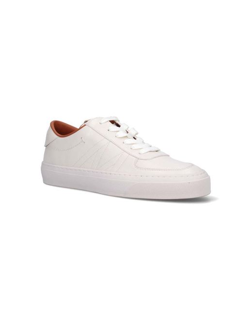 Moncler White 'monclub' Sneakers for men