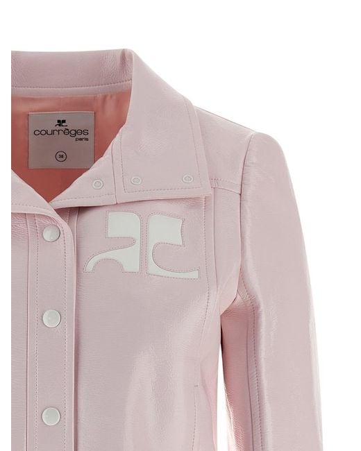Courreges Pink 'Vinyl' Jacket