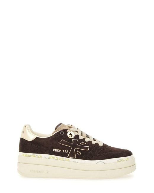 Premiata White "micol" Sneaker