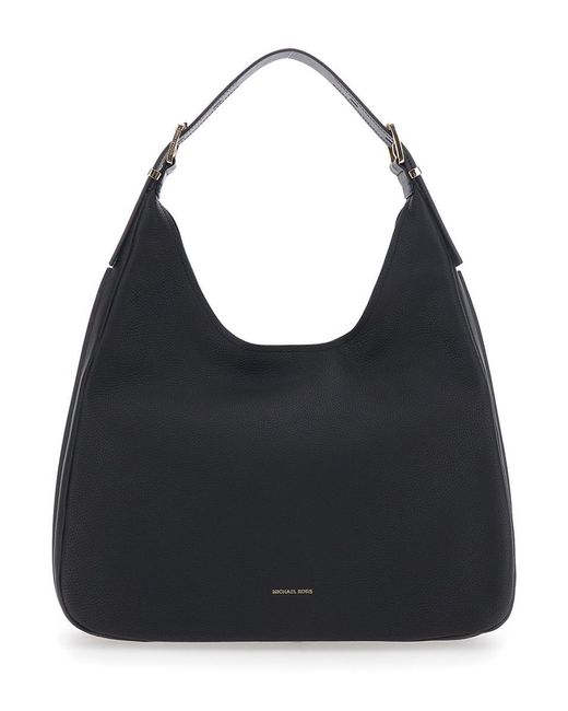 Michael Kors Black Nolita Lg Hobo Shldr