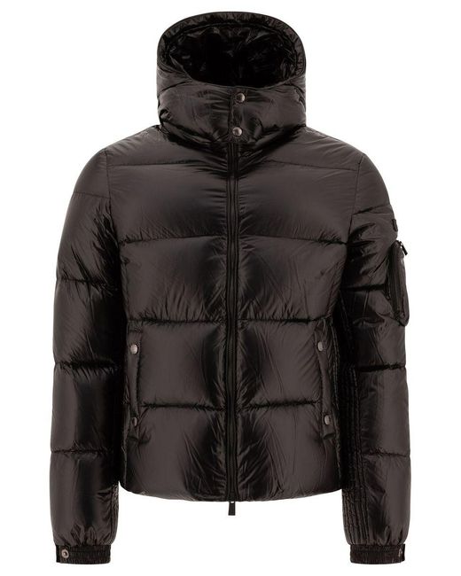 Tatras Black 'Belbo' Down Jacket With Hood And Logo Patch for men