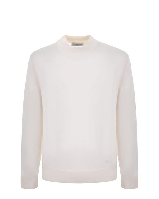 Manuel Ritz White Sweaters for men