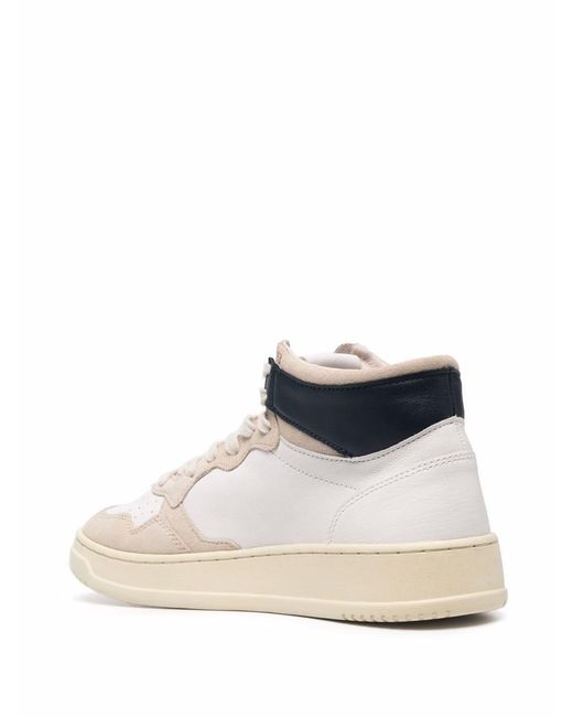 Autry White 'medalist Mid' Sneakers for men