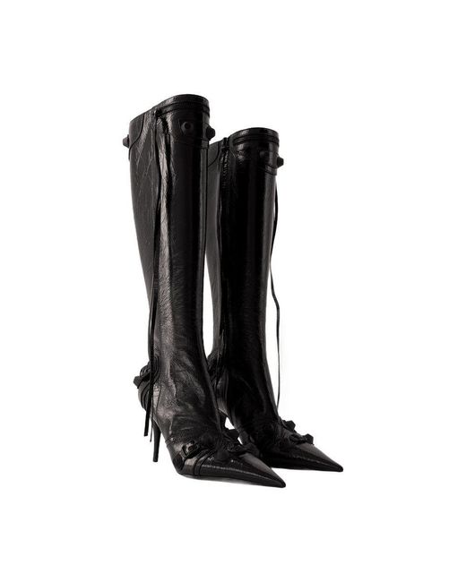 Balenciaga Black Cagole H90 Boots
