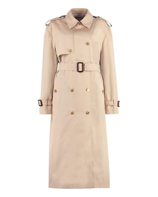 Gucci Natural Cotton Trench Coat