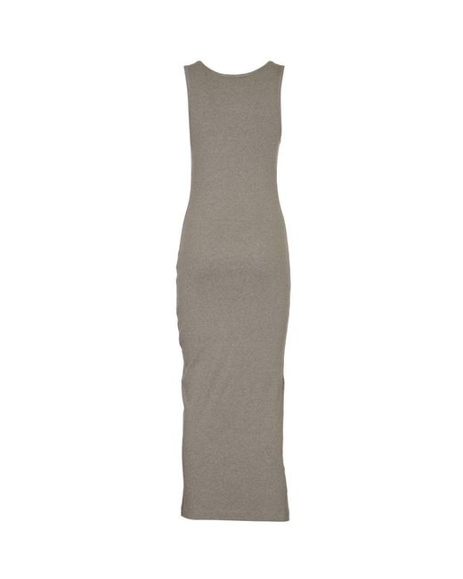 Maison Kitsuné Gray Medium Cotton Dress