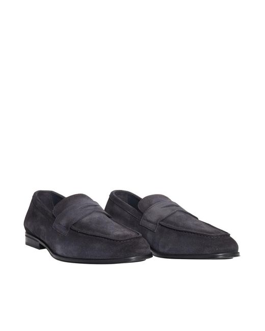 Doucal's Blue Mocassin for men