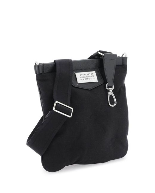 Maison Margiela Black Flat Glam Slam Bag for men