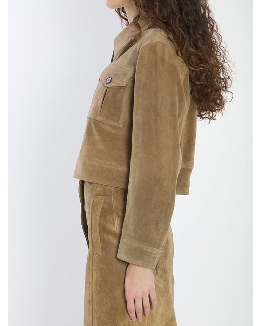 Arma Natural Helen Suede Jacket