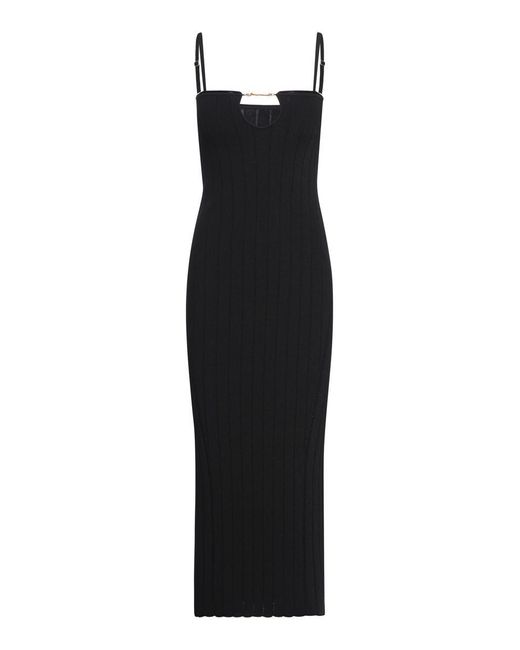 Jacquemus Black Day Evening Dress