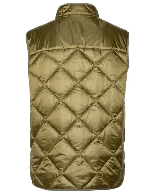 Fay Green Polyamide Quilted Vest