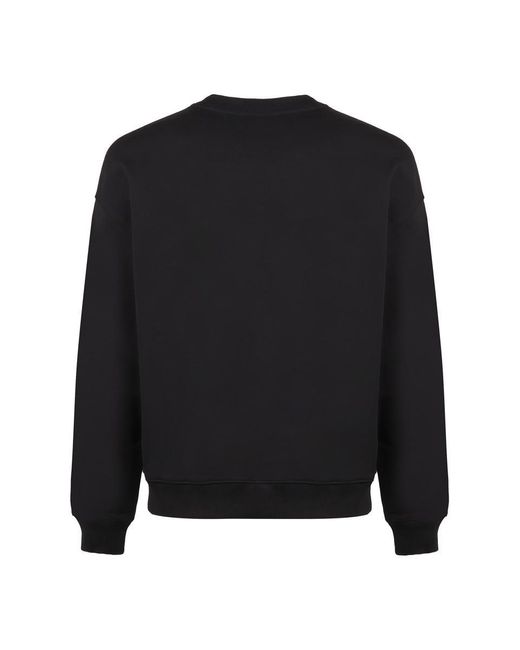 Axel Arigato Black Logo Detail Cotton Sweatshirt for men