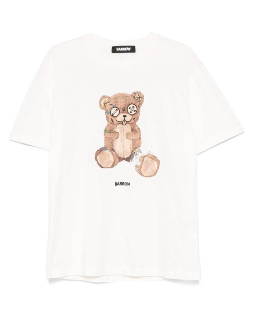 Barrow White Jersey T-Shirt