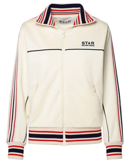 Golden Goose Deluxe Brand Natural Polyester Track Top