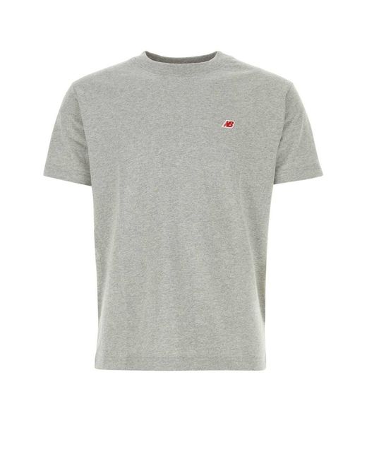 New Balance Gray T-Shirt for men