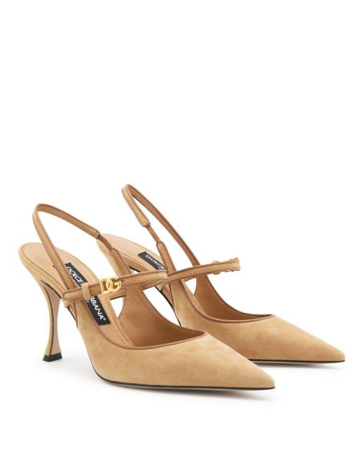 Dolce & Gabbana Metallic With Heel