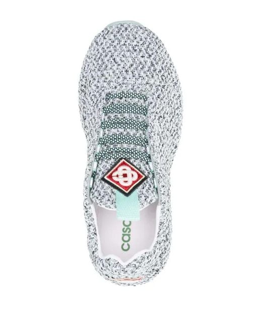 Casablanca White Knit Sneakers for men