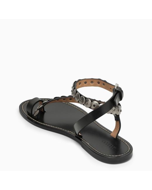Isabel Marant Black Melte Studded Sandal