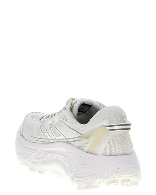 Hoka One One White 'Mafate Speed 2' Sneakers for men