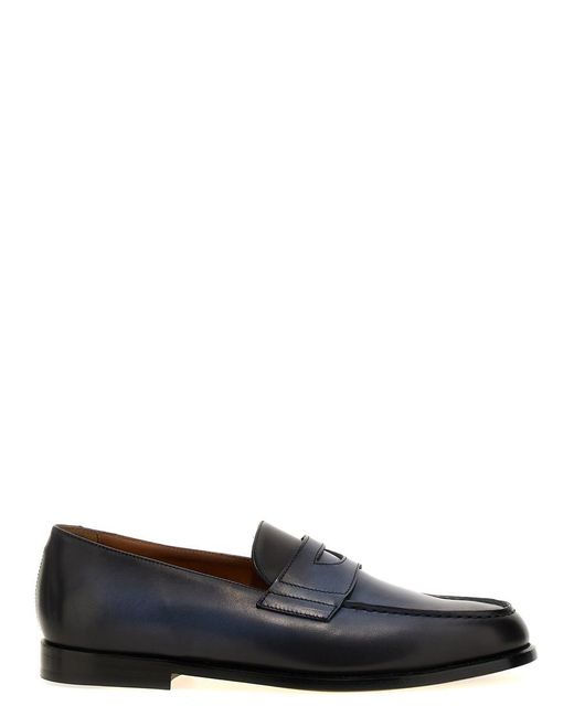 Doucal's Blue '50 Years Anniversary' Loafers for men