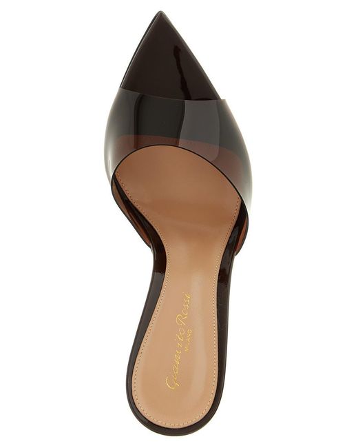 Gianvito Rossi Brown 'Elle' Sandals