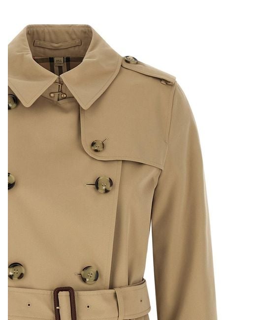 Burberry Natural 'Kensington' Trench Coat