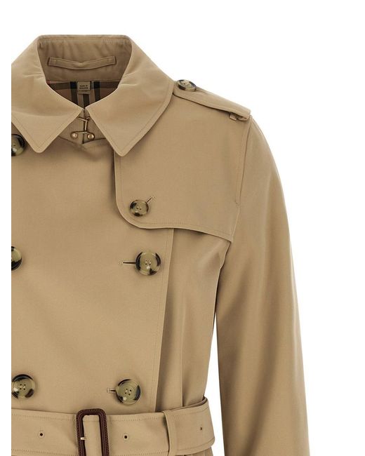 Burberry Natural 'Kensington' Trench Coat