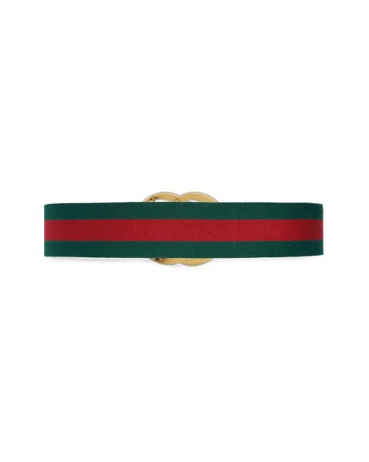 gucci stripe elastic belt