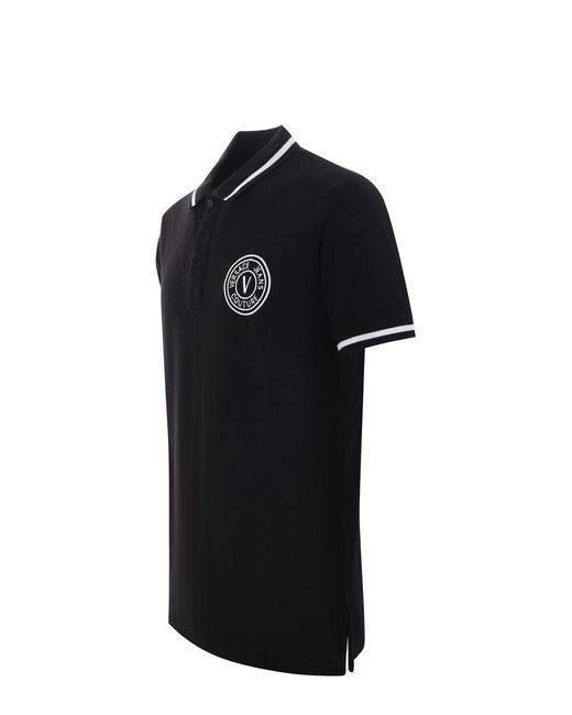 Versace Black Couture Polo Shirt for men