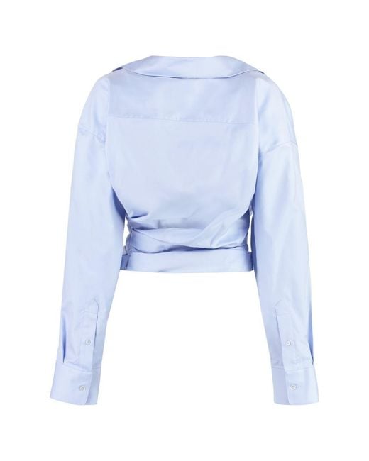 Alexander Wang Blue Cotton Shirt