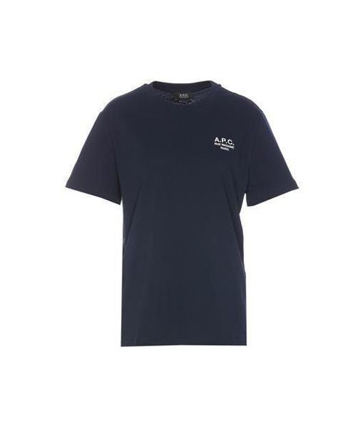 A.P.C. Blue T-Shirts And Polos for men