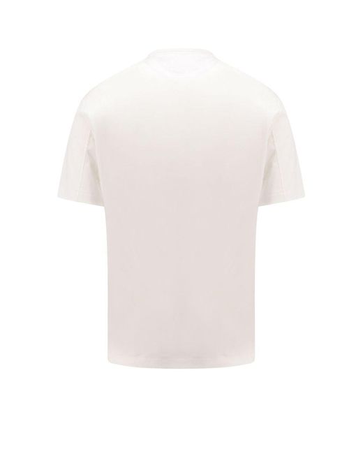 Brunello Cucinelli White T-Shirts for men