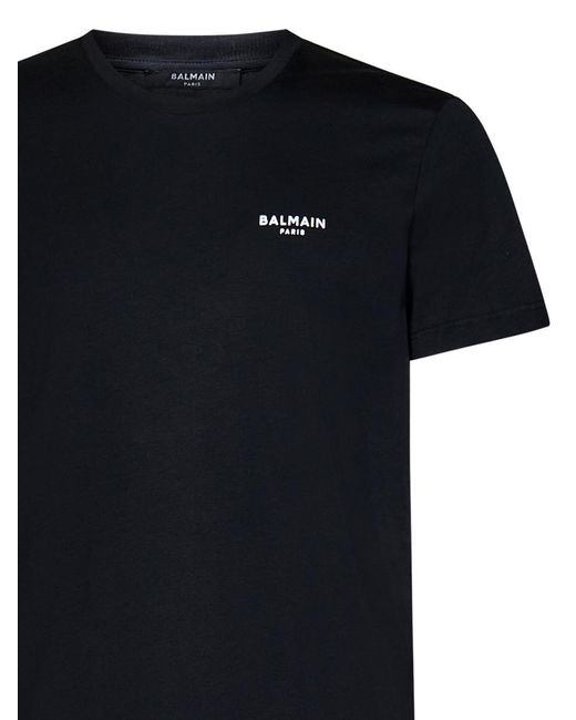 Balmain Black T-Shirt for men