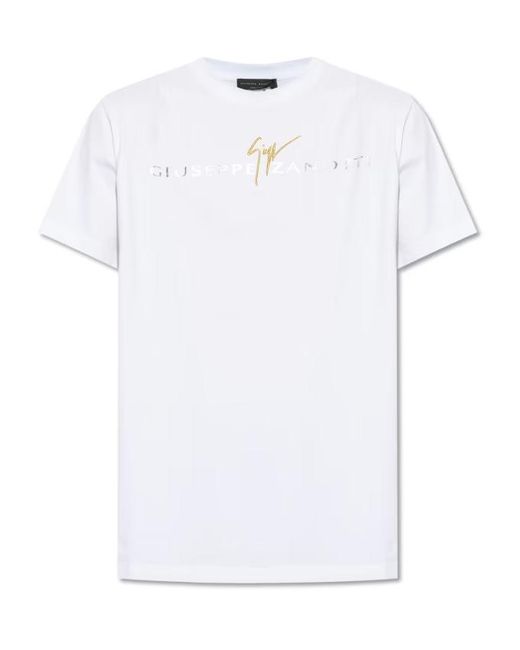 Giuseppe Zanotti White T-Shirts And Polos for men