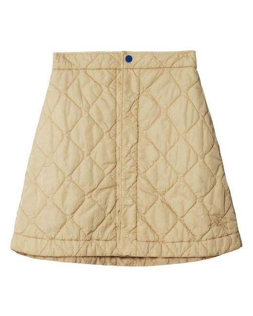 Burberry Natural Women Quilted Skirt