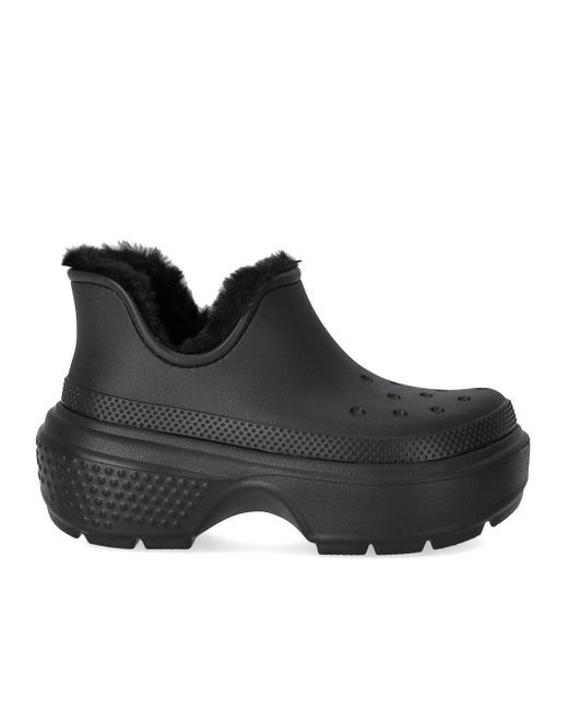 CROCSTM Black Stomp Bootie