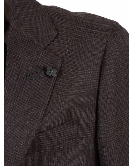 Lardini Black Single-breasted Suit for men