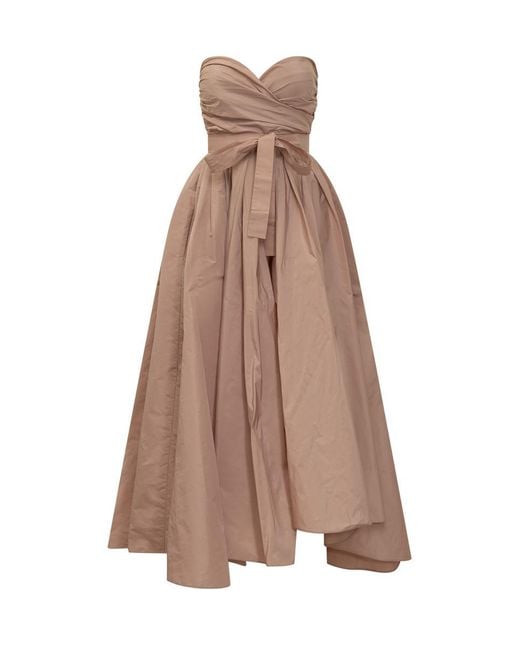 Pinko Brown Parrot Dress