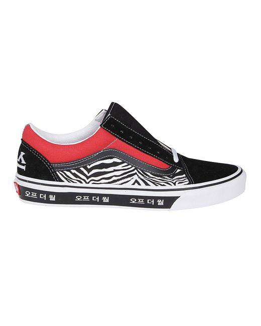 vans korean typography old skool