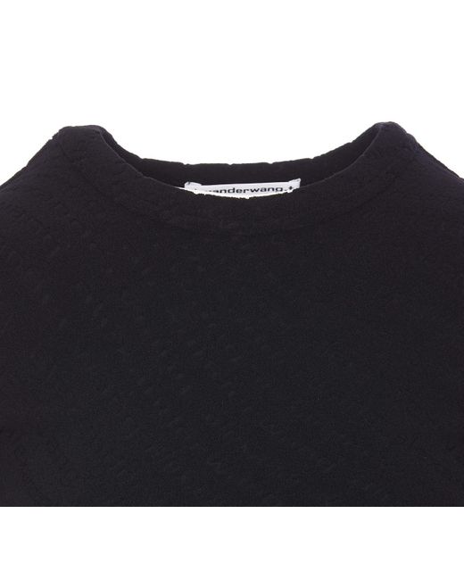 Alexander Wang Black T-Shirts And Polos