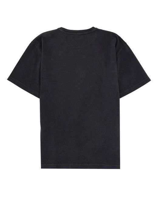 T By Alexander Wang Black T-Shirt With Logo