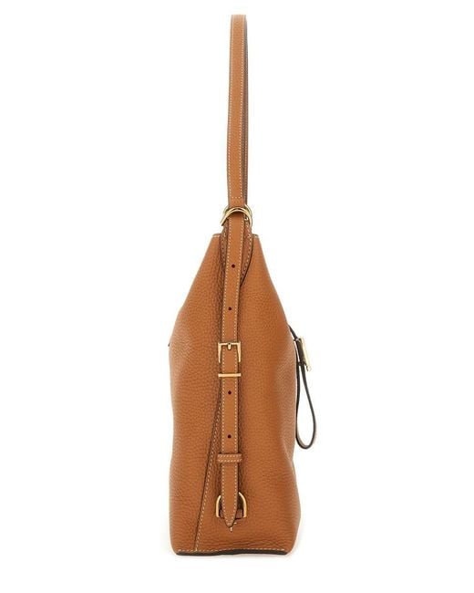 Tod's Brown Strap, Zip, Adjustable, Dustbag