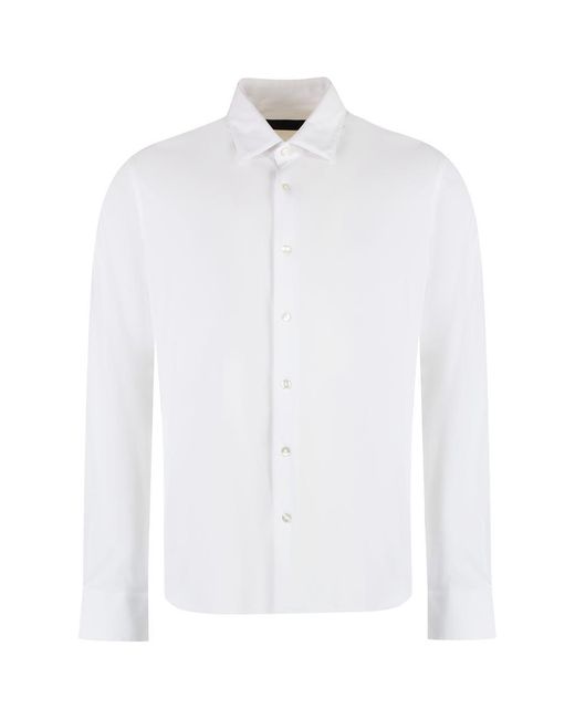 Rrd White Technical Fabric Shirt for men