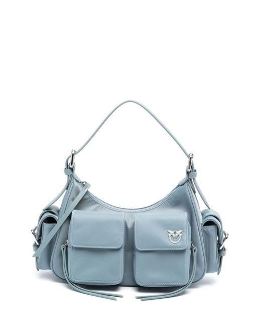 Pinko Blue 'Cargo' Bag With Pockets
