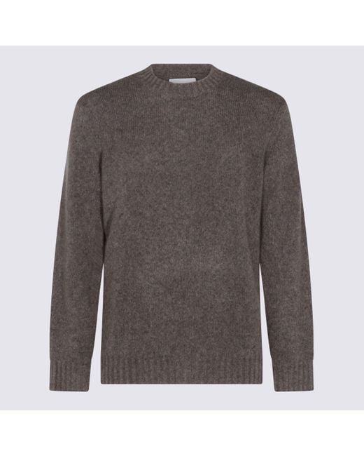 NN07 Gray Wool Knitwear for men