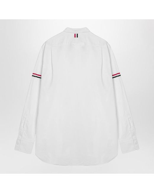 Thom Browne White Button-Down Shirt for men