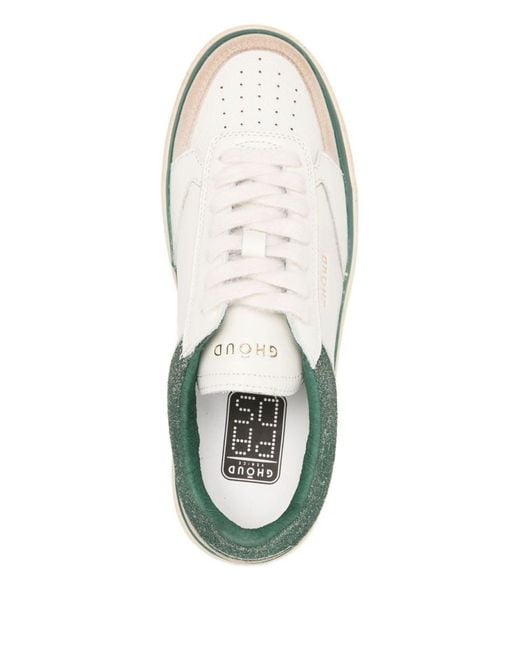 GHOUD VENICE White Pads Brushed Low Sneakers for men