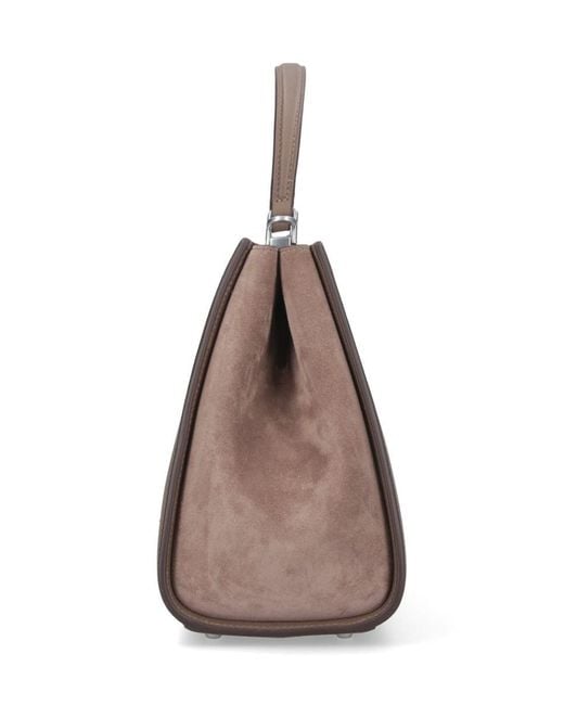 Tory Burch Brown 'Eleanor' Large Top Case