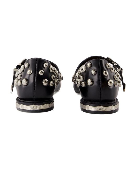 Toga Black Aj1374 Ballerinas